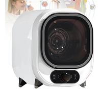Small Portable Condenser Dryer with Stainless Steel Tub,with Dual Temperature Control Probe,Electric Clothes Condenser Dryer,0.8kg Capacity for Counter Top or Wall Mounted Use for Small Spaces(B)
