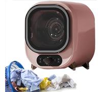 Small Portable Condenser Tumble Dryer with Stainless Steel Tub,Compact Portable Tumble Condenser Dryer,0.8kg Load Capacity for Home, Apartments and RVs Compact and Lightweight for Small Spaces(C)