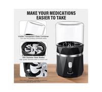 Small Portable Cordless Electric Pill Crusher Fine Powder for Elderly - Battery Operated Pill Grinder