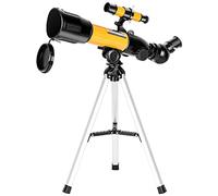 Small Portable Monocular for Astronomy Beginners Adults,50mm HD Refractor Small Portable Monocular for Astronomy,Starter Scope with Tripod,Phone Adapter,Finder Scope,Moon Filter