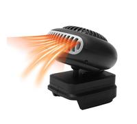 Small Portable Radiator 170W - 18V Battery Powered 2 Speed Electric Heater Fan for Construction Site Suitable for BL1815 BL1820 BL1530 BL1840