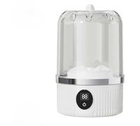 Small Portable Washing Machine,Underwear Washer,Deep Cleaning for Baby Clothes, Sock, Small Items, Apartments, Camping, Travel (White-1pcs)