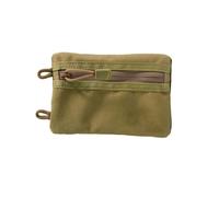 Small Pouch Small Wallet Card Key Belt Waist Pack Camping Hiking Hunting Outside Coin Money, khaki