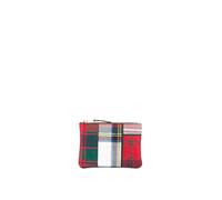 Small Pouch Tartan Patchwork - female - Comme des Garçons - Toilet Bags - Red - ONE SIZE - Bags ONE SIZE