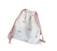 Small Pouches Drawstring Storage Bag Portable Cosmetic Bag Bows Makeup Bag Bag Sweet Storage Pouches