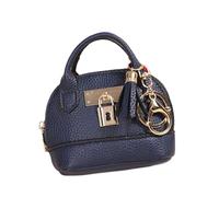 Small Pouches Keychain Charm Coin Purse PU Leather Organizers for Women Lipsticks Card and Data Cable Storage Solution