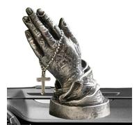 Small Praying Hands Statue | Resin Table Decoration | Auto Statue Ornament | for Sedans SUVs RVs Bookcase Window Sill Bookshelf Nightstand Bedside Study Bedroom Living Room Home Office