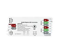 Small Programmable Controllers Auto Music Build In Microphones WLED LED Strips Driver Multifunction Music With Build In Microphones