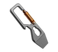 Small Pry Bar | Titanium Alloy Versatile Crowbar for Multiple Uses | Camping Accessory and Key Chain Pry Tool for Everyday Carry and Cycling Titanium Alloy Pry Bar | Compact and Ligh