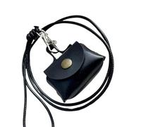 Small PU Leather Coin Purse Long Necklace for Stylish Wear Lipstick Bag Compact Jewelry Bag Ladies Accessories Purses for Women Girls Pouch