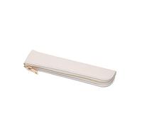 Small PU Pen Stationery Bag Leather Pen for Case Zippered Pocket Designers Artists Teache Pen Sleeve Zippered Leather Pen Sleeve Case for Hard Cover Journals