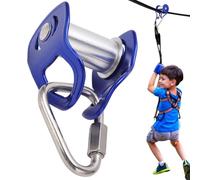 Small Pulley, Aluminum Alloy Heavy Duty Block, Slack Line Rope Pulley Wheel, Smooth Rolling Cable Lift System With Anti Rust Design For Clothesline Flag Hunting Slack Line Home Garage Ceiling Camping