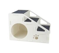 Small Puppy Ladder House - Easy Storage Foldable Ramp, Anti-Skids Step Pads, Stable & Sturdy Frame, Comfortable For Pets | Indoor Climbing, Sofa Bed Access, Breed Dogs, Cats, Kittens, Apartment