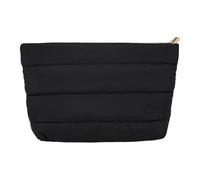 Small Quilted Makeup Bag - Commuter Clutch Bag Casual Cotton Quilted Makeup Bag,Cotton Cosmetic Bag, Small Quilted Pouch for Christmas, Thanksgiving, Traveling Or Business