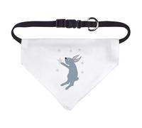 Small 'Rabbit Holding A Star' Dog/Cat/Pet Bandana (PD00057673)
