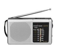 Small Radios Portable AM FM, transistor radios 2AA Battery Operated with Best Reception, Radio with Speaker & Headphone Jack, Pocket Radio for Indoor, Outdoor and Emergency Use