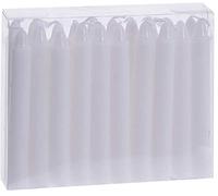 Small Real Wax Taper Candles Pack of 20 - White - Christmas Candles Set Approx. 11 cm Height - Christmas Tree Candle Tree Candle Advent Decorative Candle