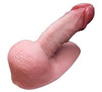 Small Realistic Dildo for Beginners, Fanmorph Real Dildos Lifelike Thick Silicone Penis Hands-Free Play, Flexible Cock for G-Spot Stimulation Dildos Anal Sex Toys for Women and Couples(Hot Hatch)