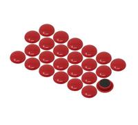Small Red Planning Office Magnets for Fridge, Whiteboard, Noticeboard, Filing Cabinet - Pack of 480