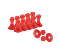 Small Red Skittle Magnets For Fridge, Whiteboard, Noticeboard, Filing Cabinet (Pack Of 12)