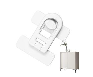 Small Reffrigerator Door Latch - Refriggerator Door Locks | Childproof Refrigerator Lock | Refriigerator Child Lock for Refrigerator/Fridge/Freezer Refrigerators