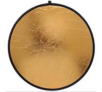 Small Reflective Board 30 cm Two-in-One Reflection Board Gold and Silver Reflection Plan 30 cm Reflector Mini Beauty Fixture (30 cm Golden + Silver)