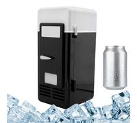 Small Refrigerator - 19.5x9.5x9.5cm Small Beverage Fridge | Personal Drink Can Cooler | Cold Drink Desktop Chiller Box | Drinks Cooler For Teenage Students Girls Boys Family