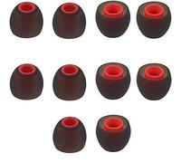 Small Replacement Silicone Eartips Eargels Earbuds Ear Tips Compatible with Senso, Zeus, Otium, Hussar, Sony MDR, Tozo, Mpow Headphones & Earphones (Small - 5 Pairs)