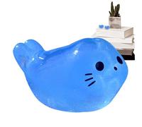 Small Resin Animals Glow In The Dark Small Seal Cute Miniature Resin Figures Seal Fairy Garden Hall Decor