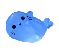 Small Resin Animals Glow In The Dark Small Seal Cute Miniature Resin Figures Seal Fairy Garden Hall Decor