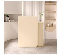 Small Retail Checkout Counter with Lockable Drawer & Open Shelves Reception Desk for Office/Store 60cm (23.6in) Front Desk Table Compact Customer Service Station