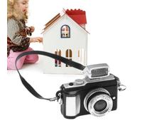 Small Retro Camera: Portable Vintage Cameras, Scale Tiny Vintage Camera Model Decoration | Multi-purpose Doll House Miniature SLR Camera, Antique Instant Camera, Photo Accessories