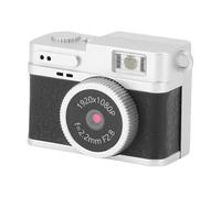 Small Retro Vintage Camera, Portable 1080p Full HD Video Recording Small Retro Camera 6 Innovative Filters Installed in LED Light for Travel (Black)