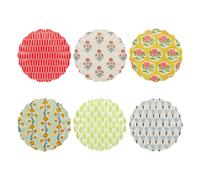 Small reusable plates - Meri Meri x Molly Mahon - Set of 6 Multicoloured one size