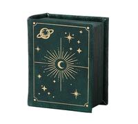 Small Ring Box | Jewellery Storage Box in Book Shape - Wedding Ring Box Magnetic Closure - for Women on the Occasion of Proposal, Birthday, Travel, Christmas