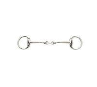 Small Ring French Link Eggbutt Bradoons Double Jointed Bits Eggbutt 4.25"