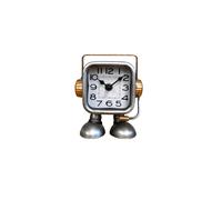Small Robot Style Portable Desk Table Clock | Childrens Bedside Clock