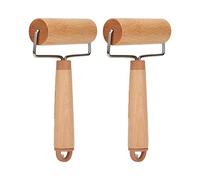 Small Rolling Pin Premium Beech Wood Dough Roller Easy to Clean for Pizza Cake Bread Household Kitchen