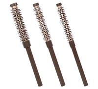 Small Round Brush - Aluminium Tube ABS Nylon 23x5x3.5cm | Roller Comb Set for Blow-drying, Curling Tool Professional | Styling, Lifting, Bangs and Beard for Women and Men