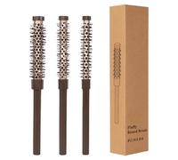 Small Round Brush - Hair Comb Brush, Styling Combs Blow Drying Set | Professional Rolling Brushes for Styling, Lifting, Curling Bangs and Beard Quiff Roller Set 9.13x1.97x1.38 inches