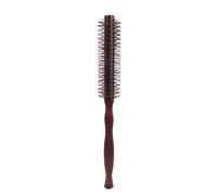 Small Round Hair Brush For Blow Drying With Soft Nylon Bristles Roller Styling Brush For Dry Curly Hair 1.18 Inch Roller Quiff Hair Combs