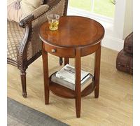 Small Round Table - Versatile Compact Corner Table, Sofa Side Cabinet, Mini Bedside Tea Table For Stylish Home Decor In Limited Spaces