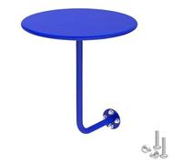 Small Round Wall-Mounted Table, Mini Bar Tray, Booth Floating Desk, L-Type CoffeeTable Modern Cocktail Table for Pub Bistro Home