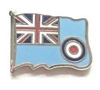 Small Royal Air Force RAF Ensign Flag - MOD Military Approved RAF Enamel Badge