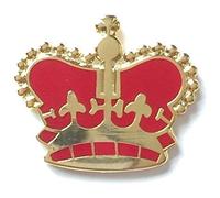 Small Royal Crown Monarchy Loyalist Badge Enamel Lapel Pin (Des1)