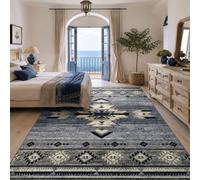 Small Rugs Washable,Geometric Pattern Gray, Beige, Black, Brown, 70 x 100 cm, Indoor Entryway Rug Floor Mats for House Entrance Hallway Carpets Kitchen,