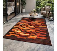 Small Rugs Washable,Red, Orange, Yellow, Beige, Brown, Black, 80 x 150 cm, Contemporary Modern Soft Low Pile Carpet for Living Room Bedroom Bedside Table,