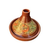 Small Rustic Moroccan Tagine Cooking Pot for 2. Terracotta. Authentic, Rustic. Hand-thrown