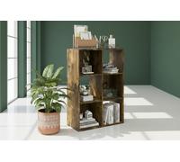 Small Rustic Wooden Bookcase Vintage Bookshelf Display Shelving Storage Rack UK