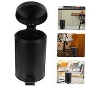 Small S / Steel 3 Ltr Pedal Bin Kitchen Bathroom Toilet Rubbish In Black
